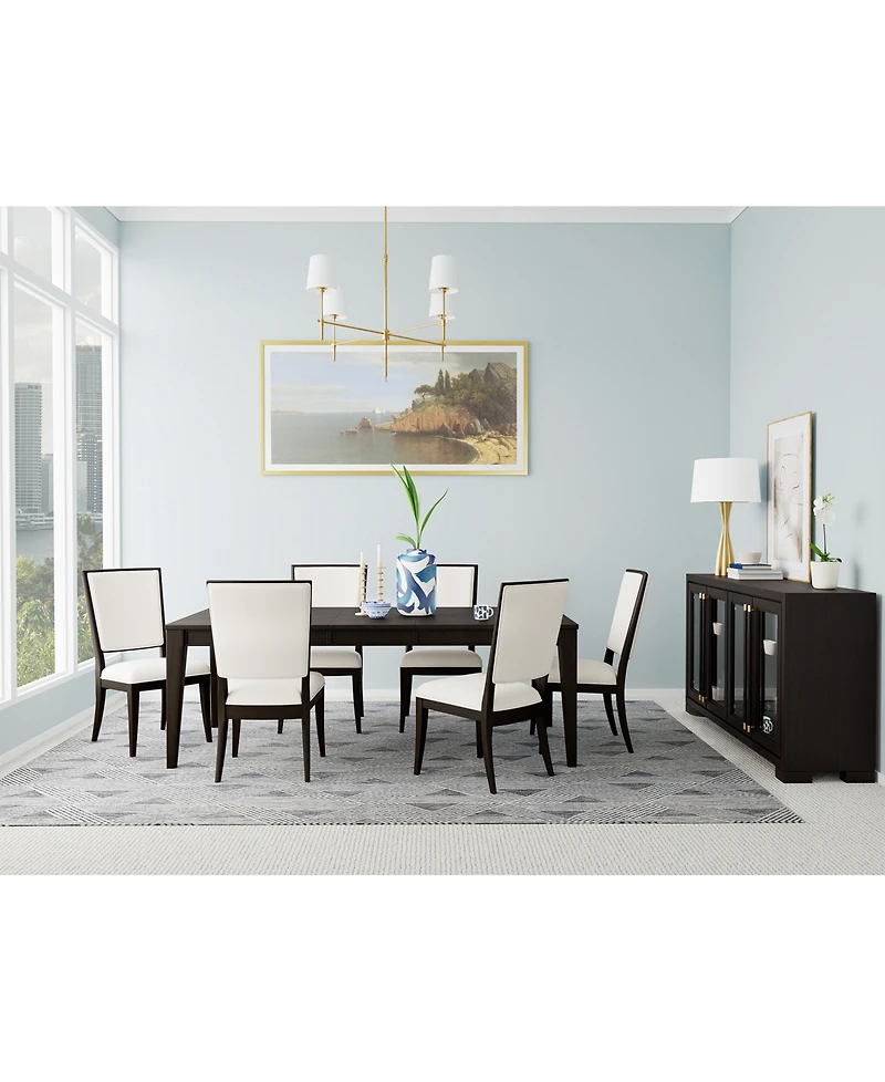 Mazen 7-Pc. Dining Set (Table & 6 Side Chairs)