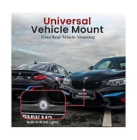 Pyle Flush Mount Rear View Backup Camera – Waterproof Night Vision Reverse Cam