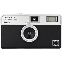 Kodak Ektar H35 Half Frame Film Camera, Black, Bundle with Kodacolor Gold 200 35mm Color Negative Roll Film and Slinger Alpine Shoulder Bag