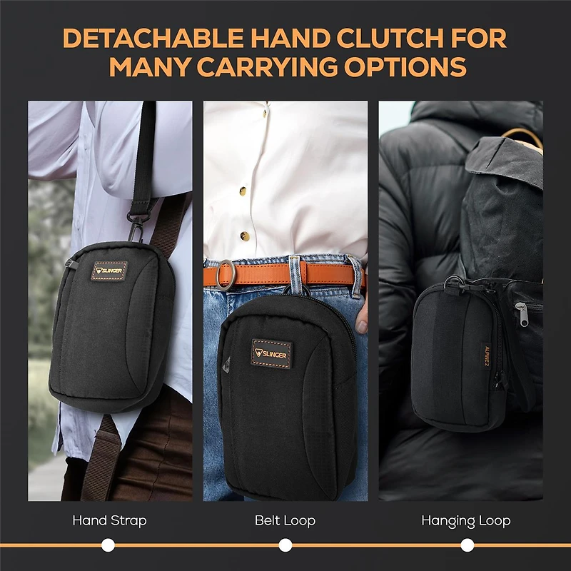 Kodak Max One-Time Use 35mm Film Camera (Iso-800) with Power Flash, 27 Exposure, 6-Pack, Bundle With Slinger Brand Camera Bag