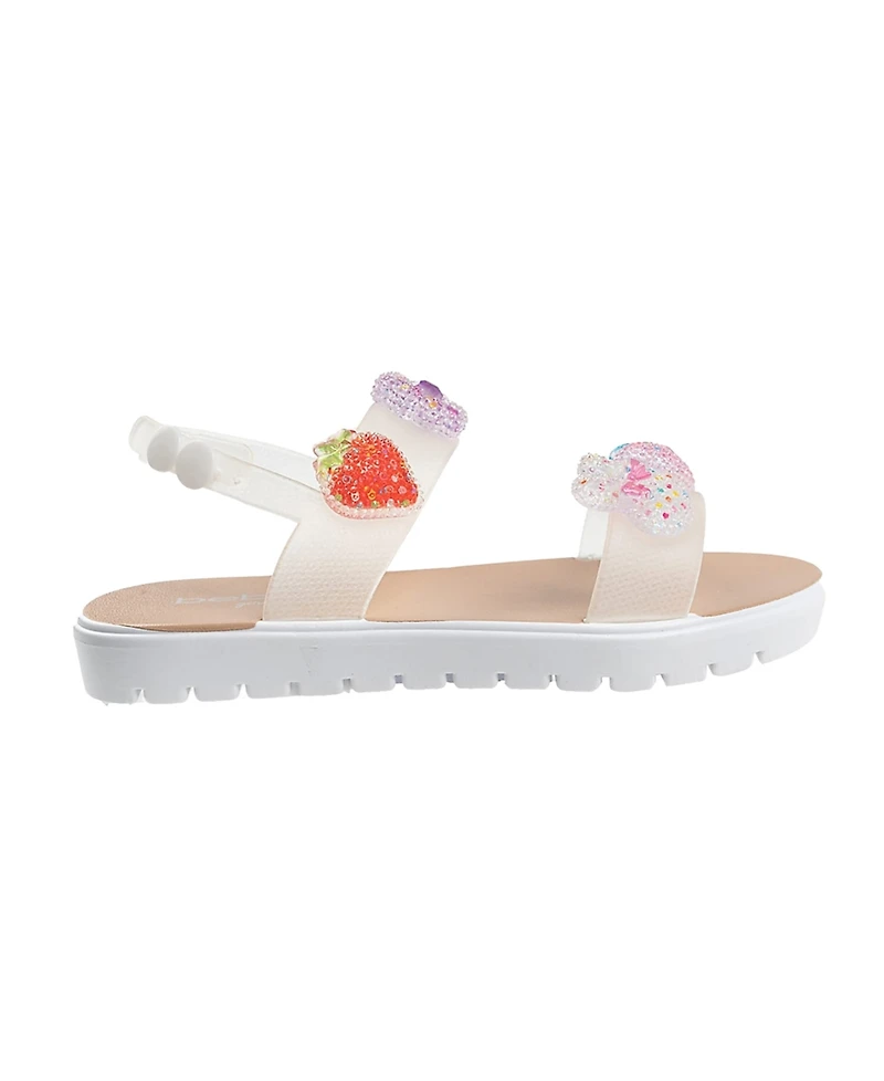 Bebe Little Girls Fun and Comfortable Summer with Novelty Charms Sandals