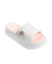 Bebe Little and Big Girls Trendy Comfortable Summer Platform Slides