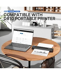 Polono D810 Thermal Printer Paper 8.5 x 11 Inch, Advanced Thermal Printing, Us Letter Size Thermal Paper Compatible with D810, Size 8.5" x 11