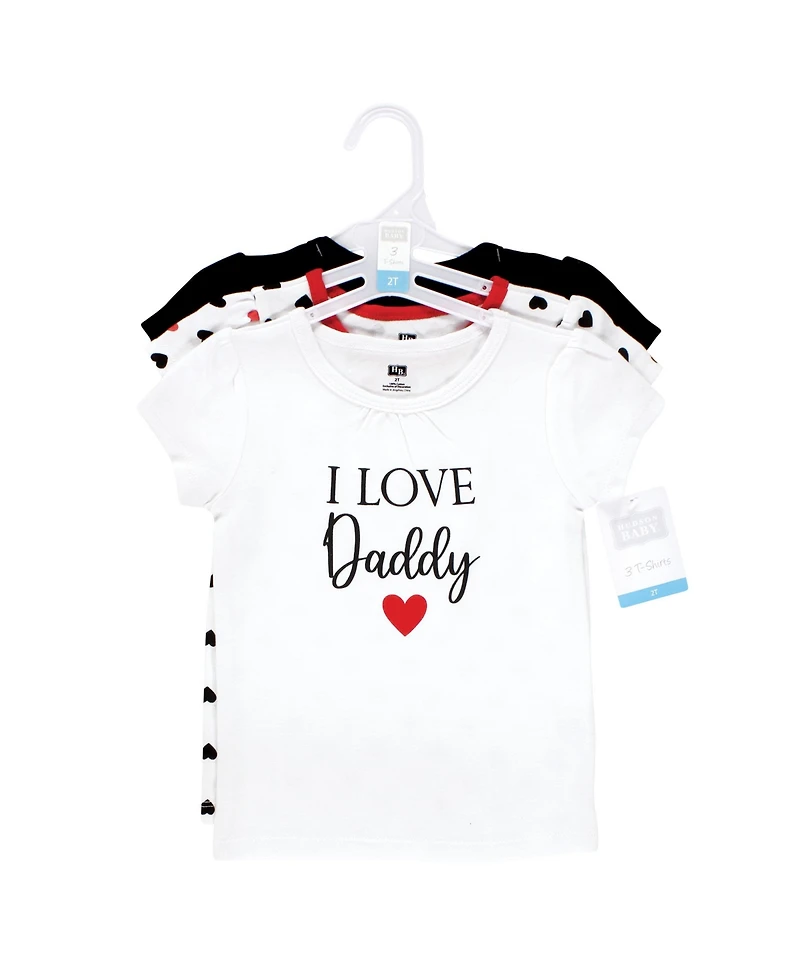 Hudson Baby Girls 3Pk Short Sleeve T-Shirts