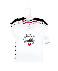 Hudson Baby Girls 3Pk Short Sleeve T-Shirts