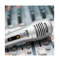 Pyle Dynamic Microphone Professional Moving Coil Handheld Mic with 6.5' Xlr Cable