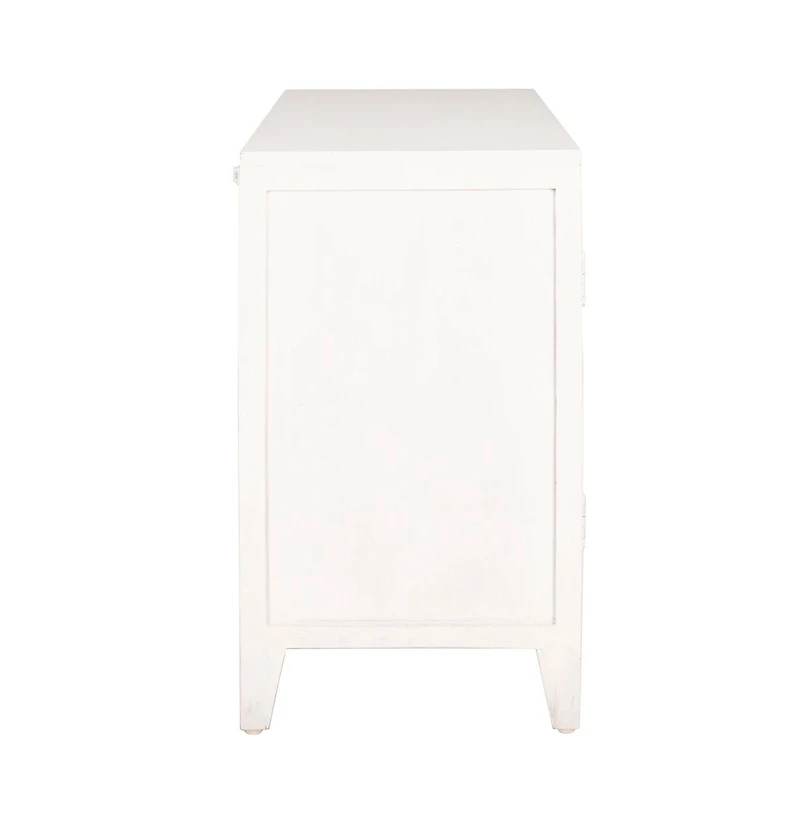 Raelie 2 Shelf 2 Door Media Stand