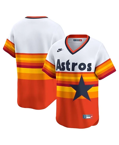Nike Men's White Houston Astros Throwback Cooperstown Collection Limited Jersey