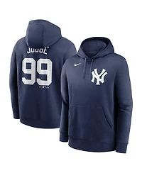 Nike Men's Aaron Judge Navy New York Yankees Player Name Number Club Pullover Hoodie