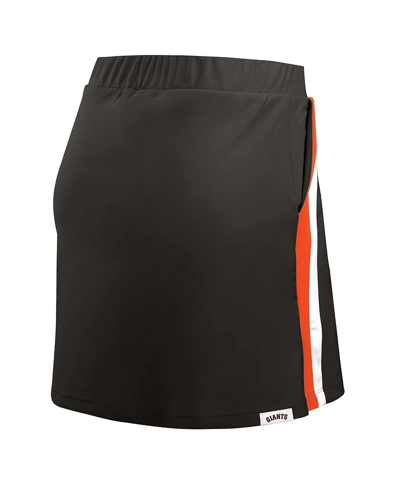 Wear by Erin Andrews Women's Black San Francisco Giants Stripes Skirt