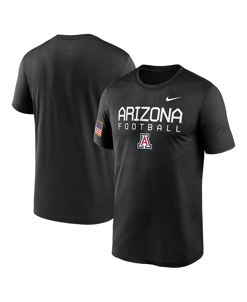 Nike Men's Black Arizona Wildcats 2024 Military Appreciation Legend Performance T-Shirt