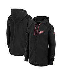 Fanatics Women's Black Detroit Red Wings Authentic Pro Rink Fleece Full-Zip Jacket