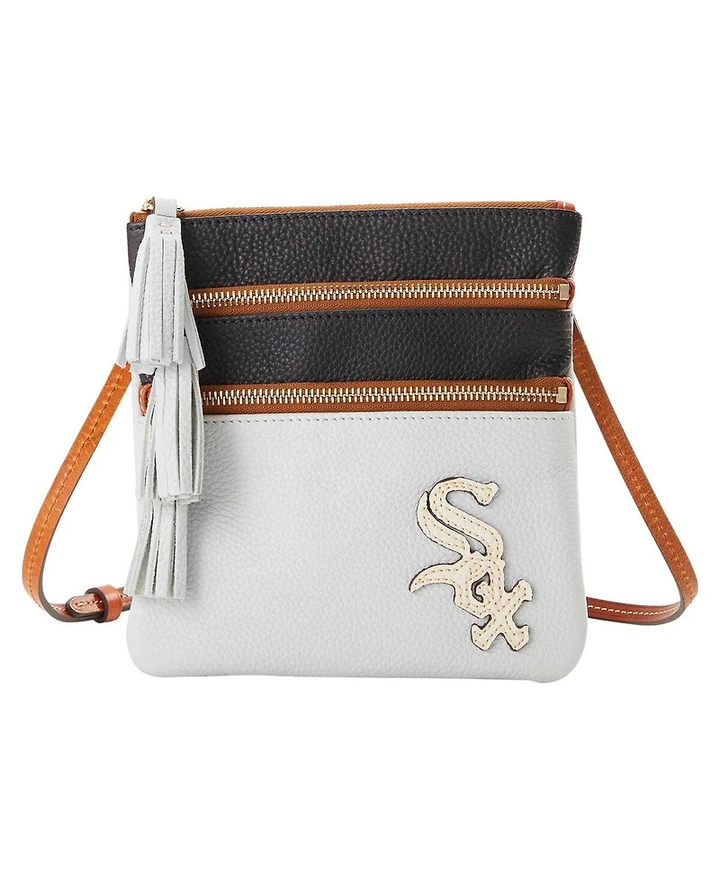 Dooney & Bourke Chicago White Sox Infield Triple Zip Crossbody Purse