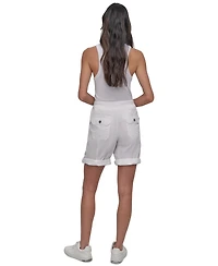 Dkny Sport Women's Smocked-Waist Convertible Shorts