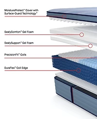 Sealy Posturepedic Kersall 15" Firm Euro Pillowtop Mattress