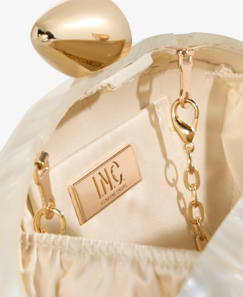 I.n.c. International Concepts Acrylic Shell Clutch
