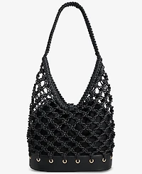 I.n.c. International Concepts Kahtt Macrame Hobo Bag, Exclusively at Macy's
