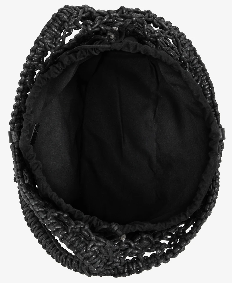 I.n.c. International Concepts Kahtt Macrame Hobo Bag, Exclusively at Macy's