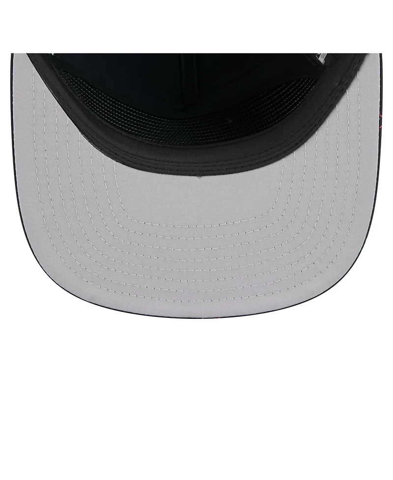 New Era Men's Black Atlanta Braves Gummy Golfer Trucker Adjustable Hat