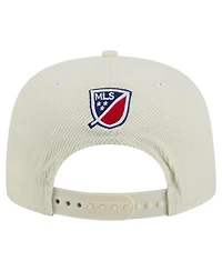 New Era Men's Cream Fc Dallas 2025 Kickoff Snapback Golfer Hat