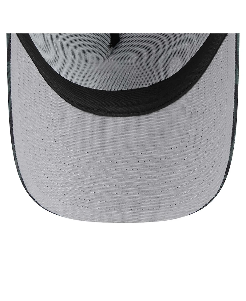 New Era Men's Black Los Angeles Angels 9FORTY A-Frame Trucker Adjustable Hat