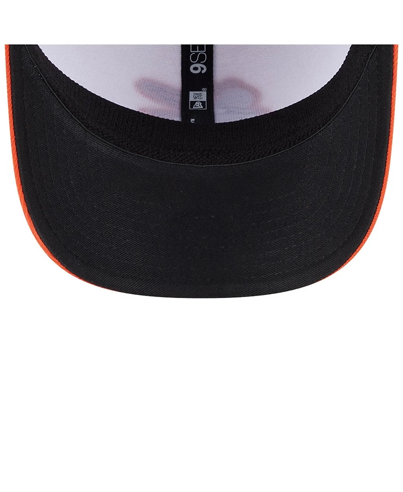 New Era Men's Black/Orange Baltimore Orioles Player Replica 9SEVENTY Adjustable Hat