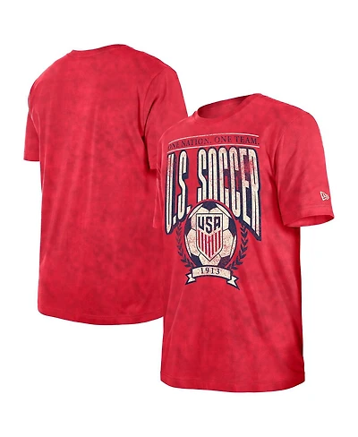 5th & Ocean Men's Red Usmnt Throwback Boxy T-Shirt