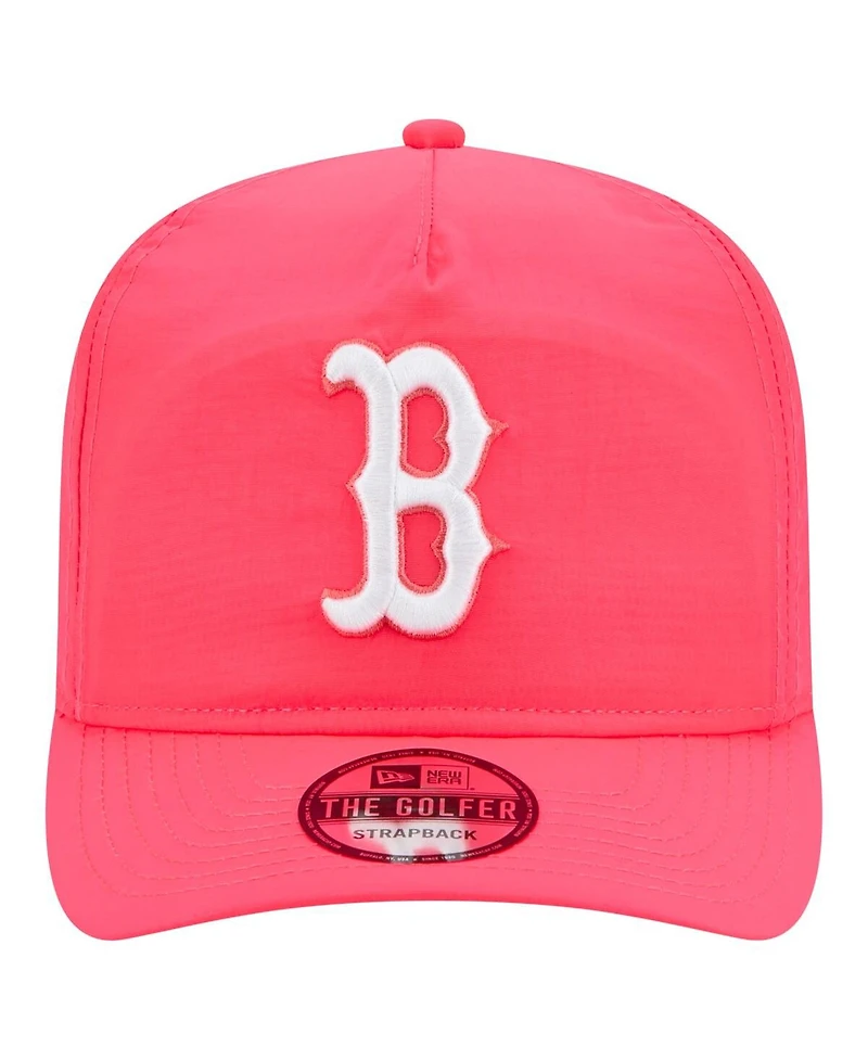 New Era Men's Pink Boston Red Sox Everyday Golfer Adjustable Hat