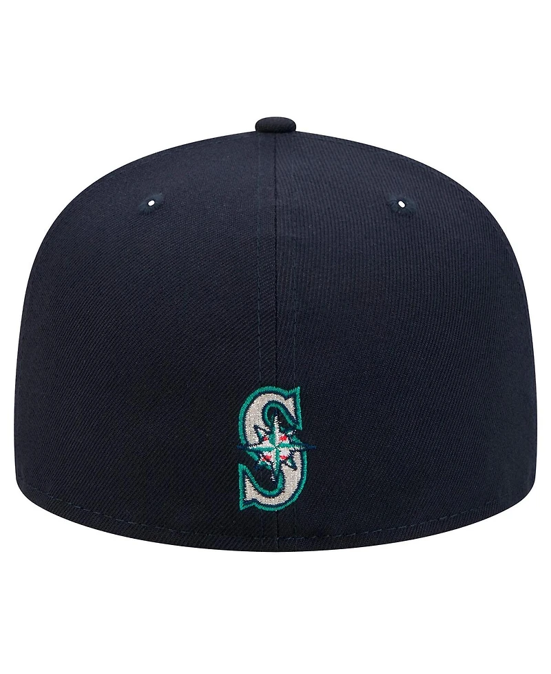 New Era Men's Navy Seattle Mariners Ransom 59FIFTY Fitted Hat