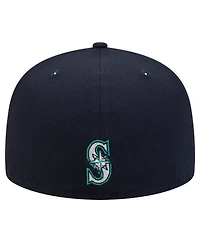 New Era Men's Navy Seattle Mariners Ransom 59FIFTY Fitted Hat