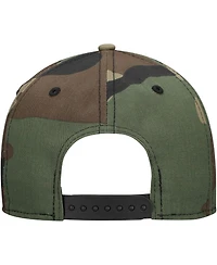 New Era Men's Camo Miami Marlins Woodland Team Pop 9FORTY A-Frame Adjustable Hat