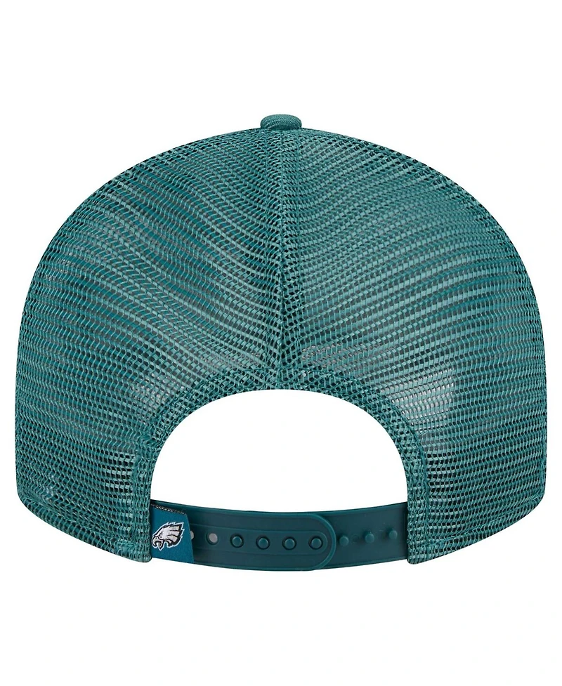 New Era Men's Midnight Green Philadelphia Eagles Low Profile 9FIFTY Snapback Hat