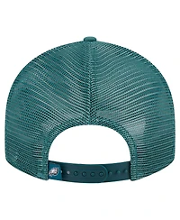 New Era Men's Midnight Green Philadelphia Eagles Low Profile 9FIFTY Snapback Hat
