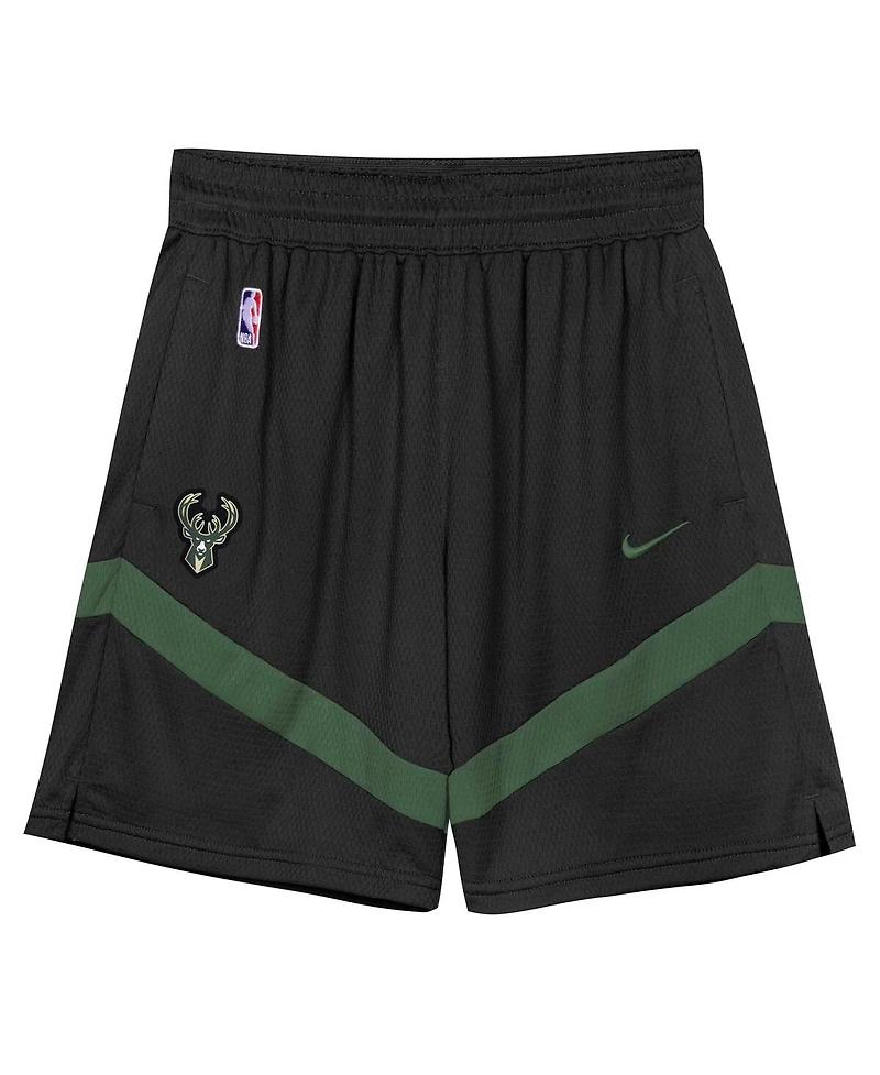 Nike Preschool Black Milwaukee Bucks Mesh Tank Top and Shorts Set