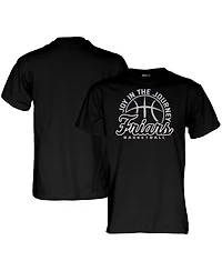 Blue 84 Men's and Women's Black Providence Friars Basketball Joy The Journey T-Shirt