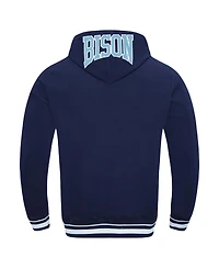 Pro Standard Men's Navy Howard Bison Crest Pullover Hoodie