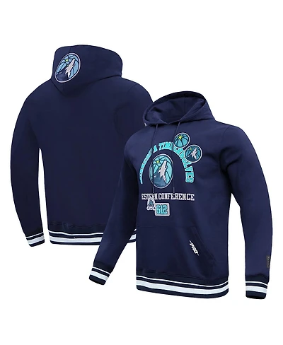 Pro Standard Men's Navy Minnesota Timberwolves Area Code Pullover Hoodie