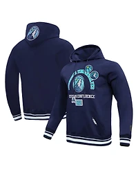 Pro Standard Men's Navy Minnesota Timberwolves Area Code Pullover Hoodie