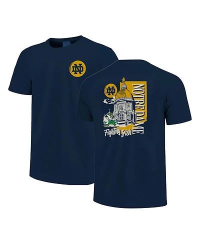 Image One Men's and Women's Navy Notre Dame Fighting Irish Campus State Hyper Local Comfort Colors T-Shirt