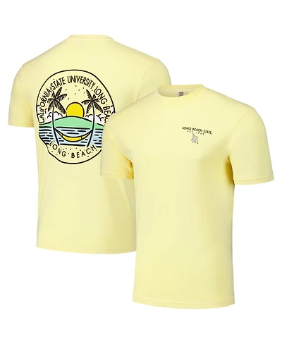 Image One Men's and Women's Gold Cal State Long Beach The Scenic Comfort Colors T-Shirt