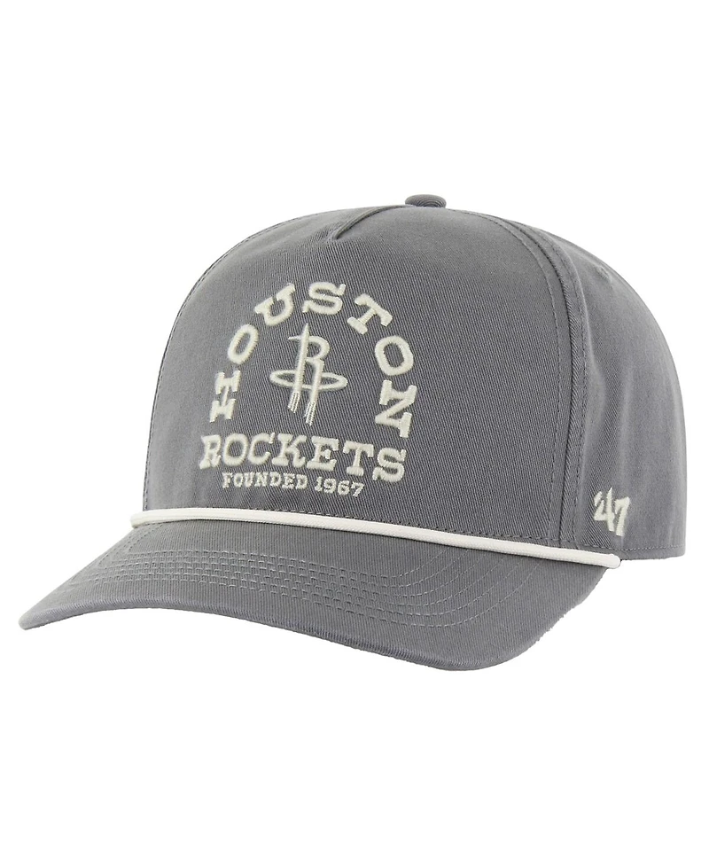 '47 Brand Men's Charcoal Houston Rockets Canyon Ranchero Hitch Adjustable Hat