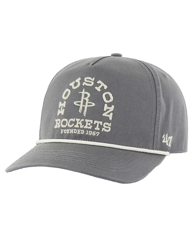 '47 Brand Men's Charcoal Houston Rockets Canyon Ranchero Hitch Adjustable Hat