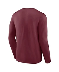Fanatics Men's Maroon Minnesota Golden Gophers Fundamentals Cotton Winning Team Long Sleeve T-Shirt