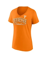 Fanatics Women's Tennessee Orange Volunteers Fundamentals Script Foil T-Shirt