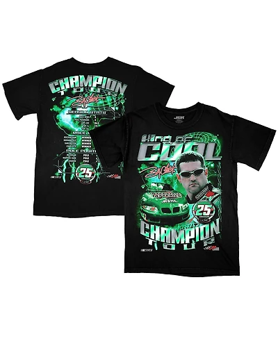 Joe Gibbs Racing Team Collection Men's Black Bobby Labonte Interstate Batteries Legends T-Shirt