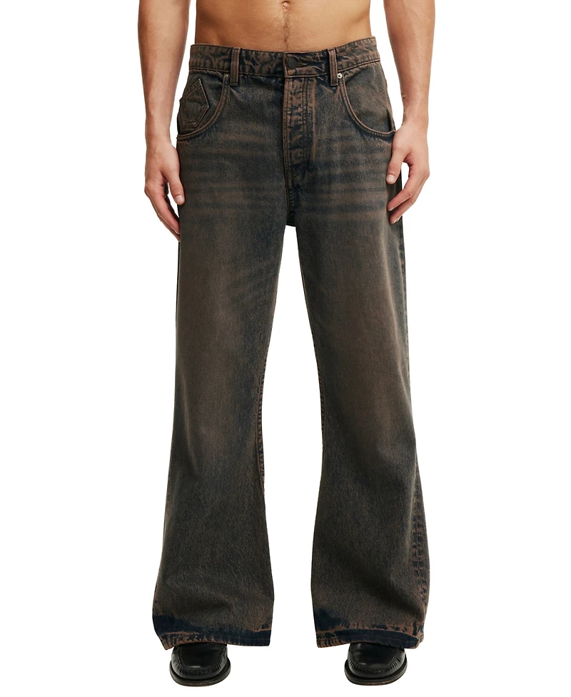 Cotton On Men's Baggy Bootcut Jeans