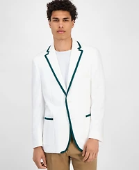 Tommy Hilfiger Men's Modern-Fit Green Tipped Weave Sport Coat