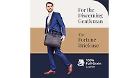Luxorro Slim Leather Briefcase - Sleek & Elegant Perfect for Daily Usage