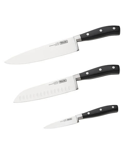 Viking Stainless Steel 3-Pc. Chef's Prep Kinfe Set