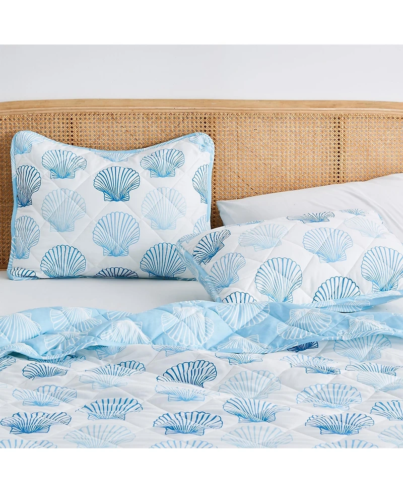 Linery & Co. Nautical Printed Reversible Quilt Set